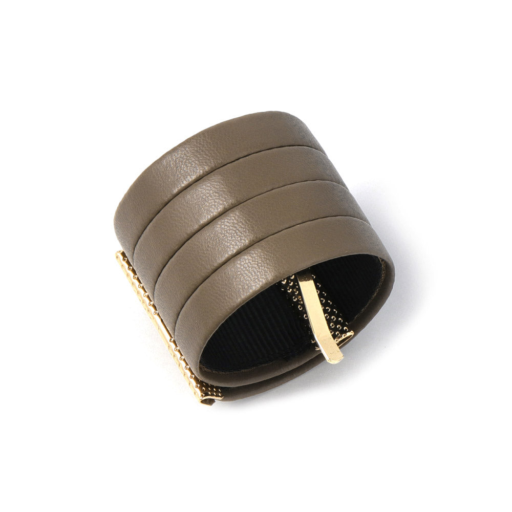 Faux Leather Roll Ponytail Cuff