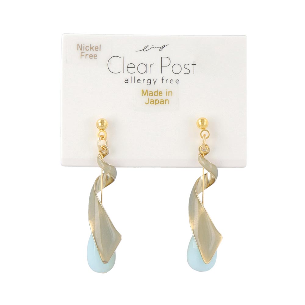 Multi Drop Plastic Post Earrings