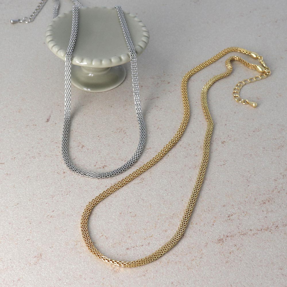 Mesh Chain Necklace - osewaya