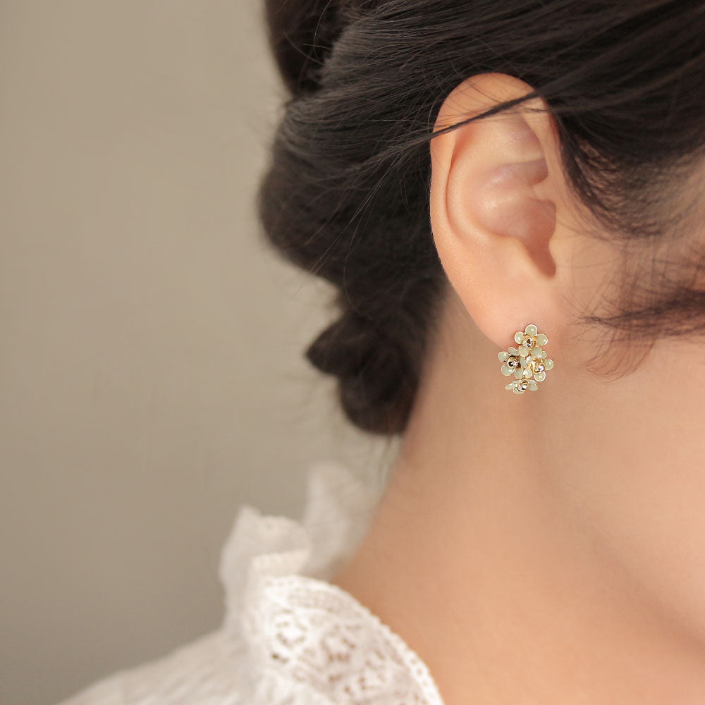 Earthy Flower Earrings