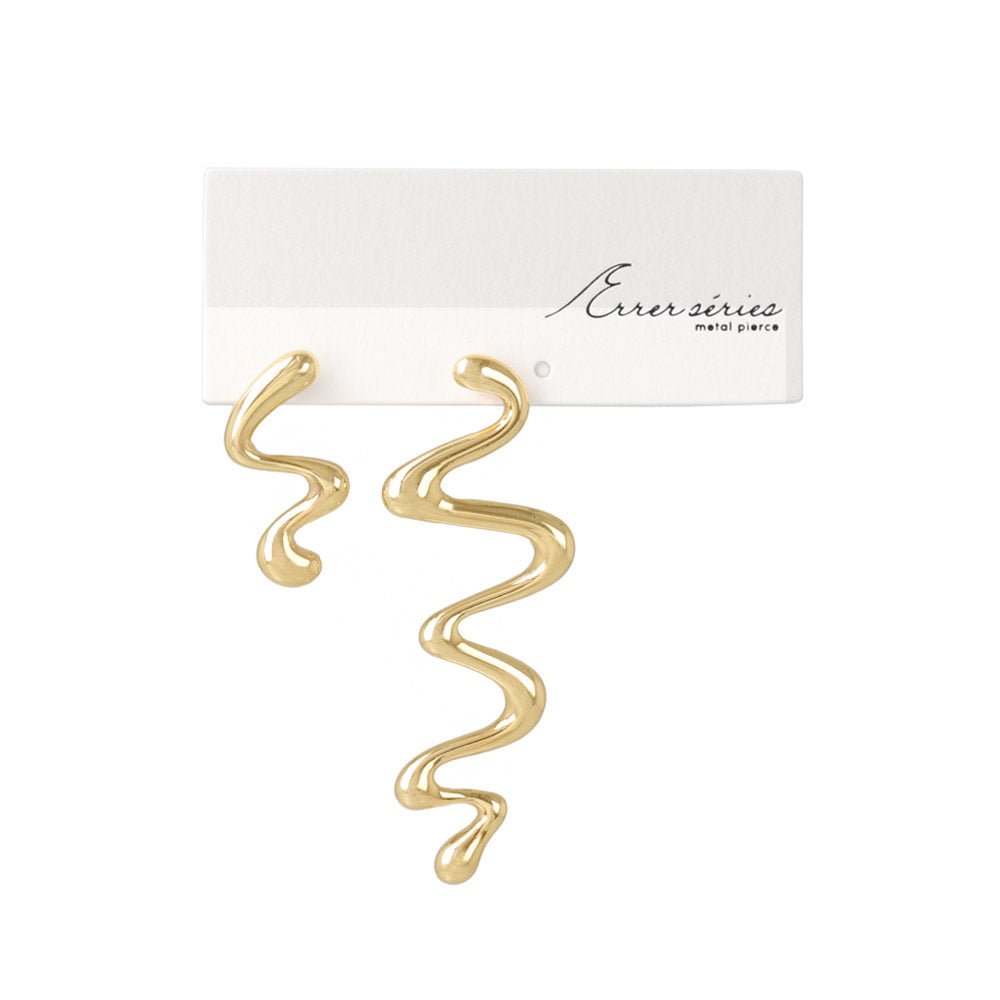 Melting Wave Mismatched Earrings