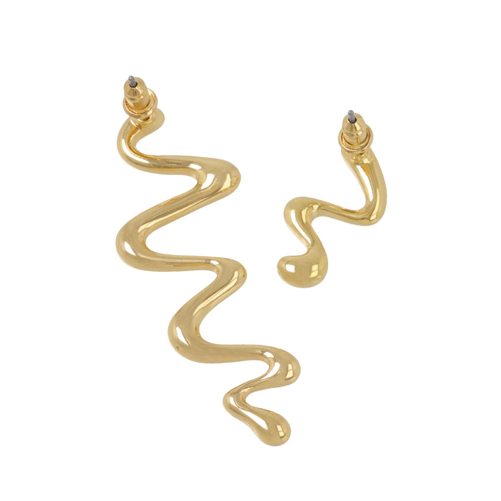 Melting Wave Mismatched Earrings