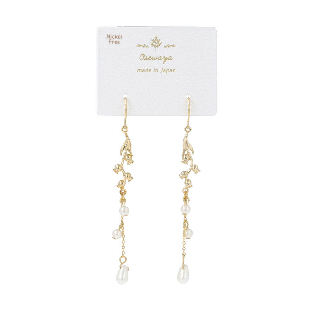 Lily of the Valley Linear Earrings