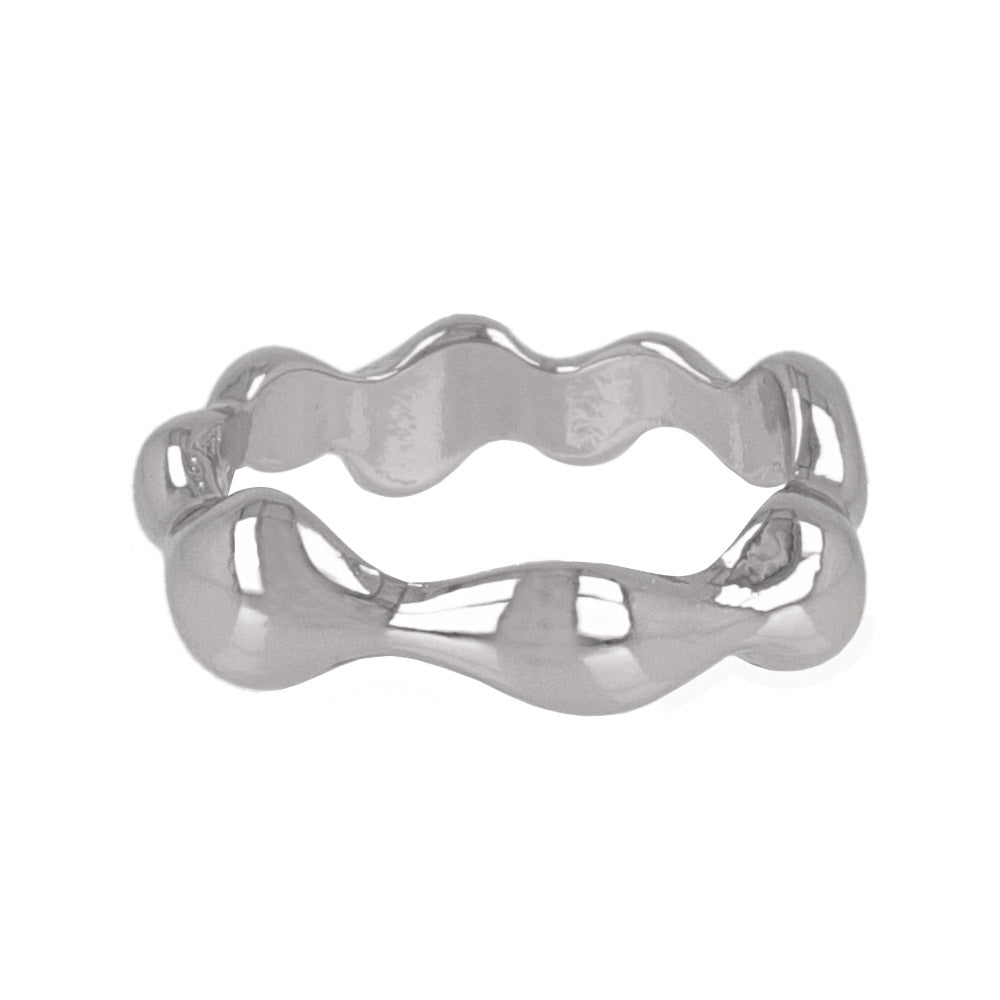 Puffy Wave Band Ring