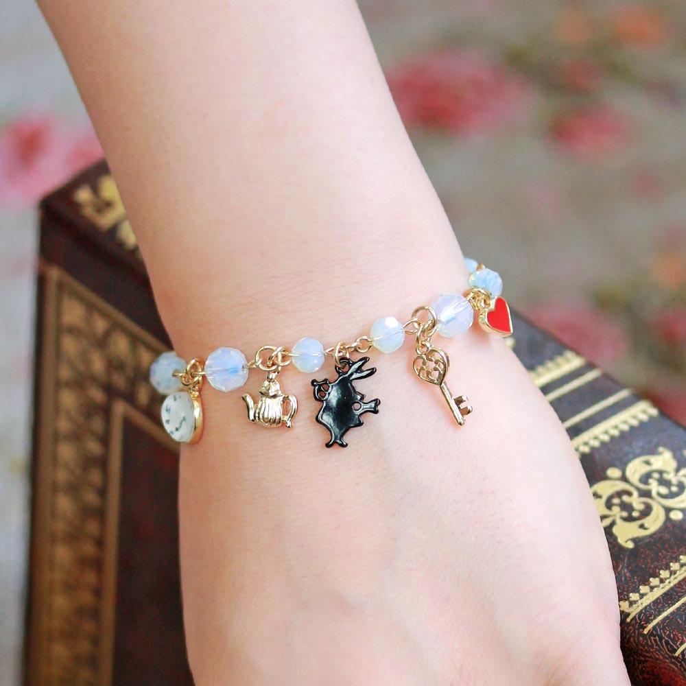 Alice in Wonderland Signature Charm Bracelet