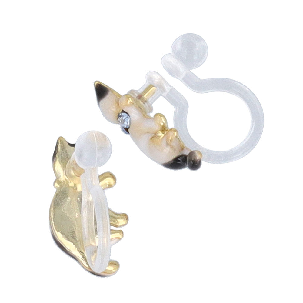 Kitten Invisible Clip On Earrings