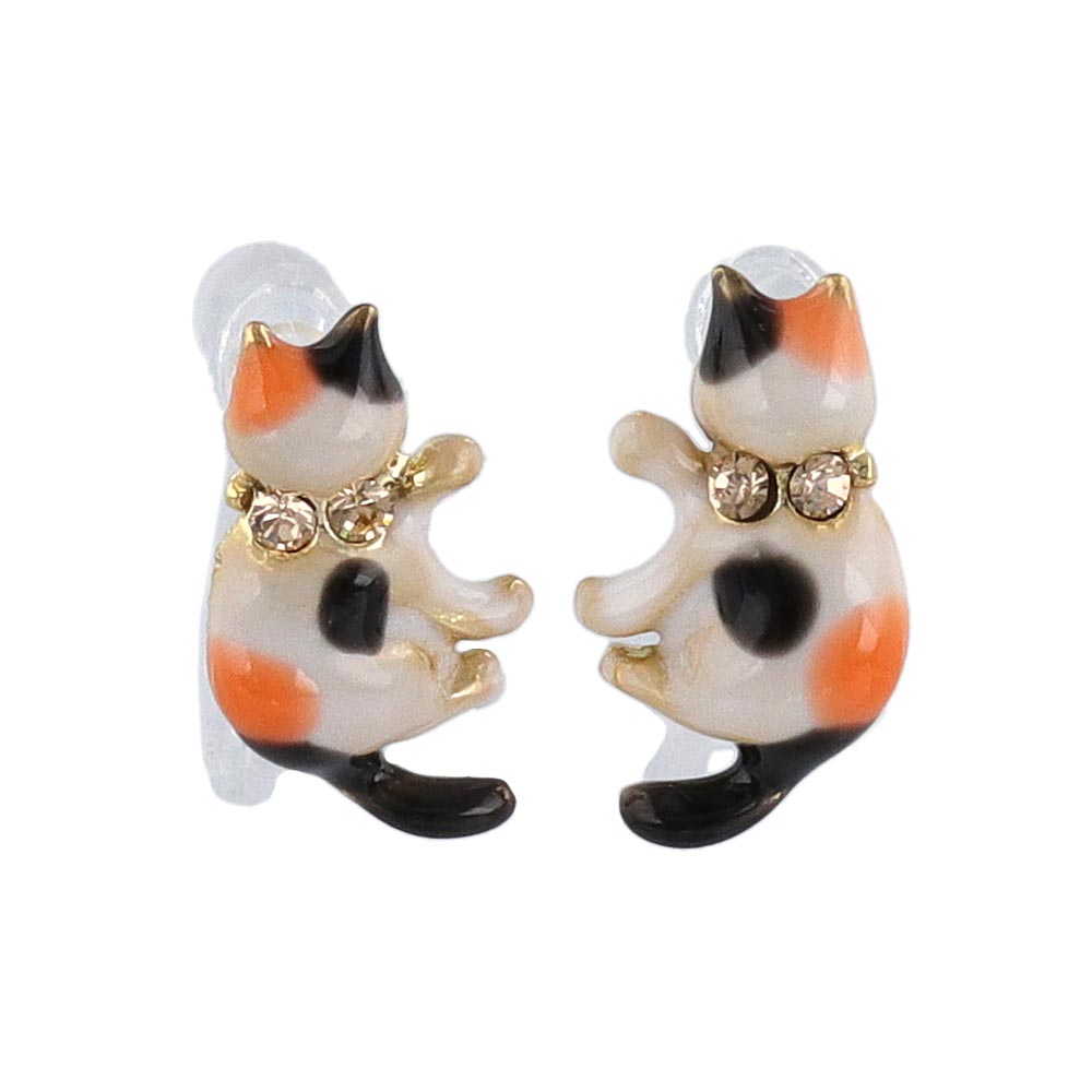 Kitten Invisible Clip On Earrings