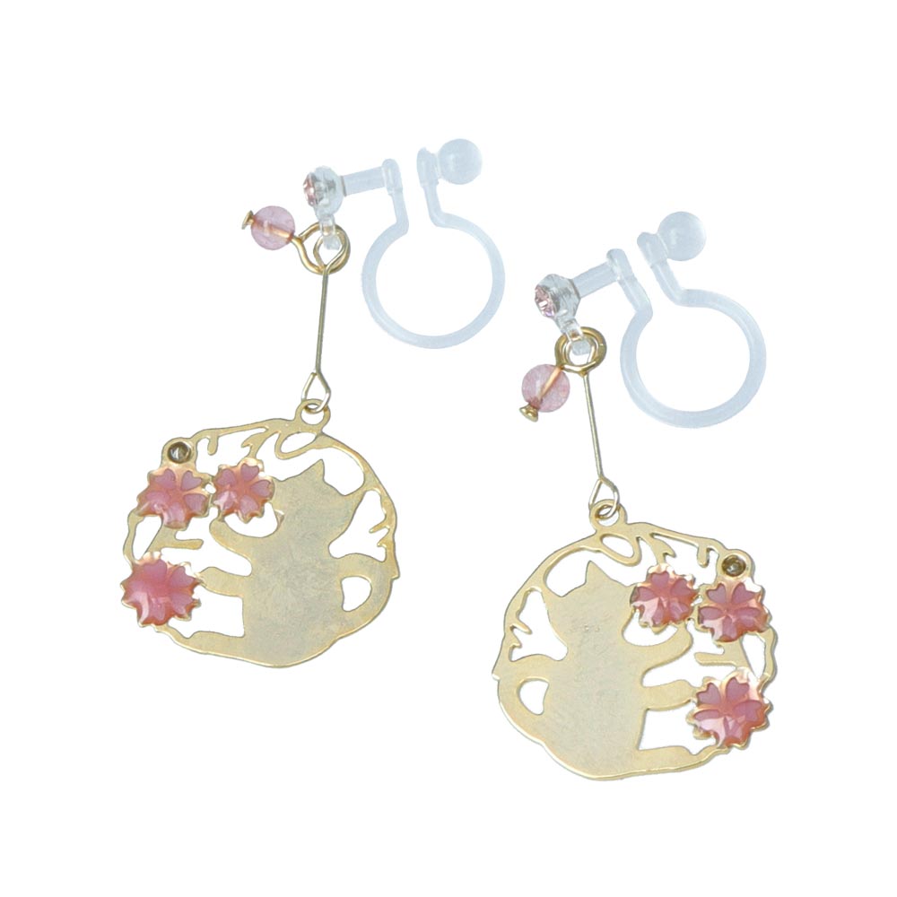 Language of Flowers Souvenir Invisible Clip On Earrings