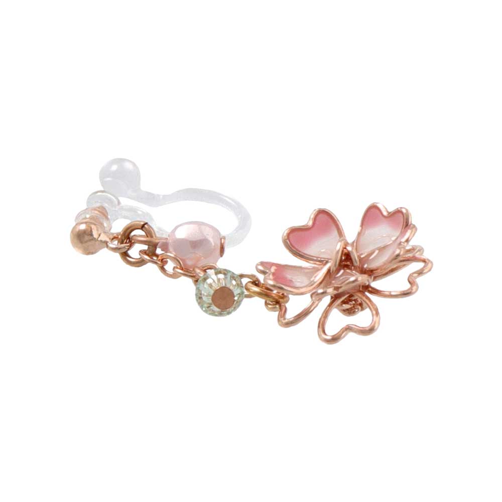 Sakura Invisible Clip On Earrings