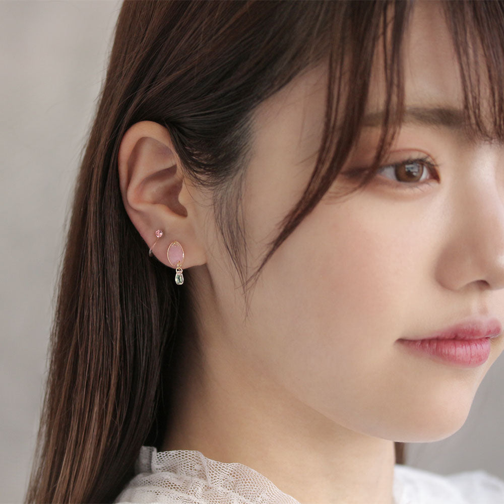 Sakura Invisible Clip On Earring Set