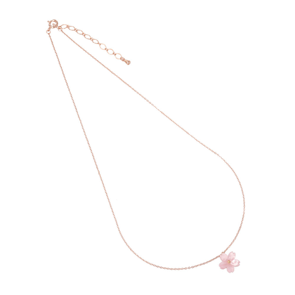 Sakura Pendant Short Necklace