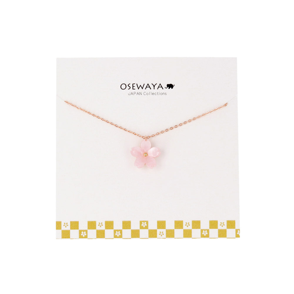 Sakura on sale flower necklace