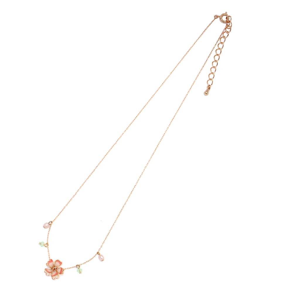 Cherry Blossom Charm Petit Necklace