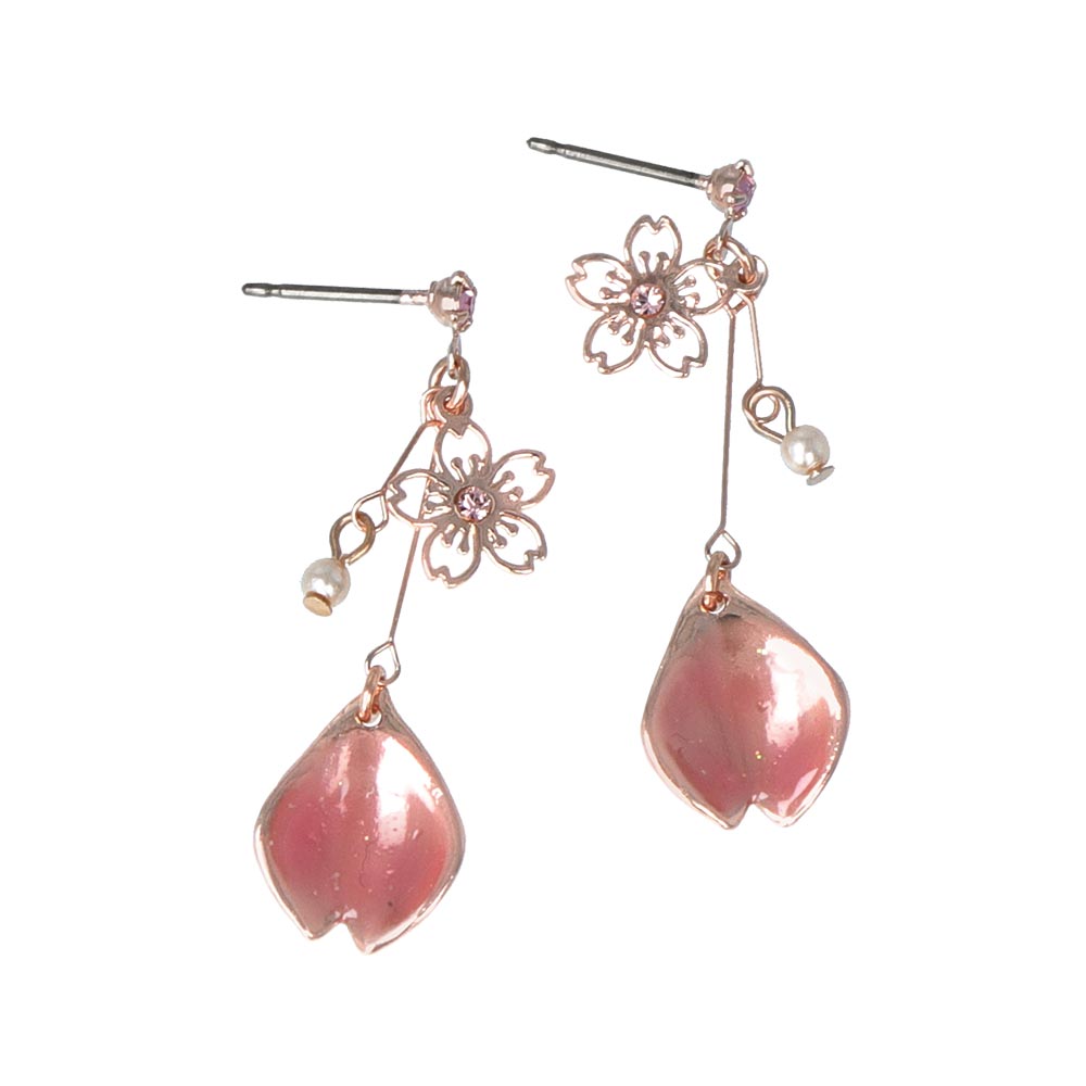 Sakura Petal Drop Earrings