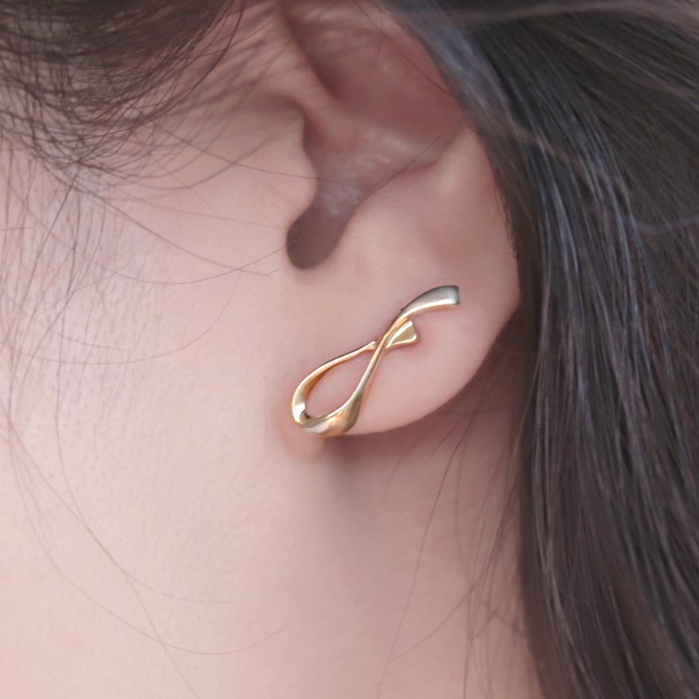 Ribbon Loop Earrings