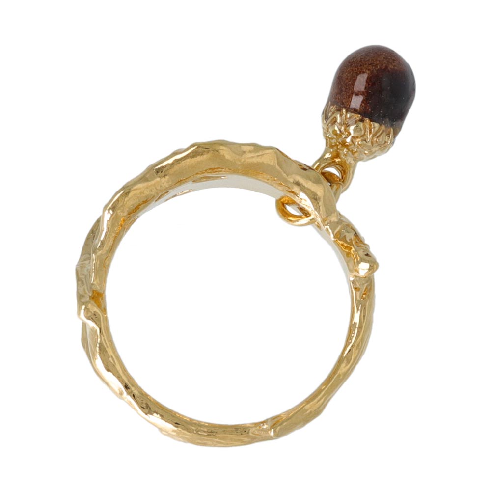 Leaf and Nut Ring
