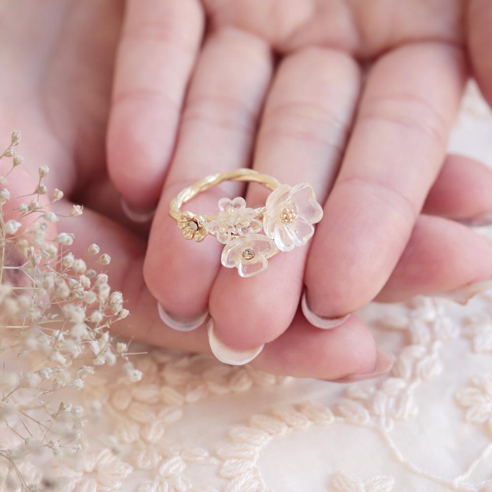 Flower Ornament Ring