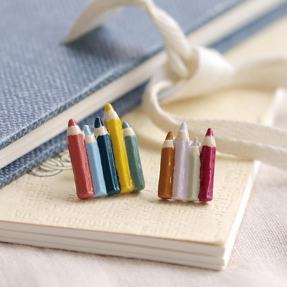 Colored Pencil Earrings - osewaya