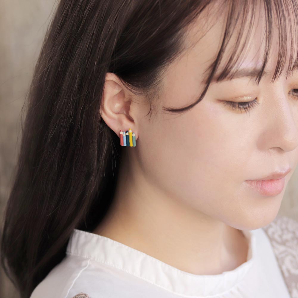 Colored Pencil Earrings