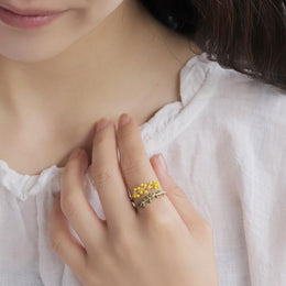 Mimosa Adjustable Ring - Osewaya