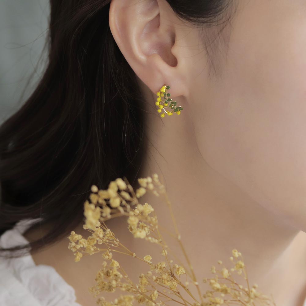 Mimosa Drop Earrings
