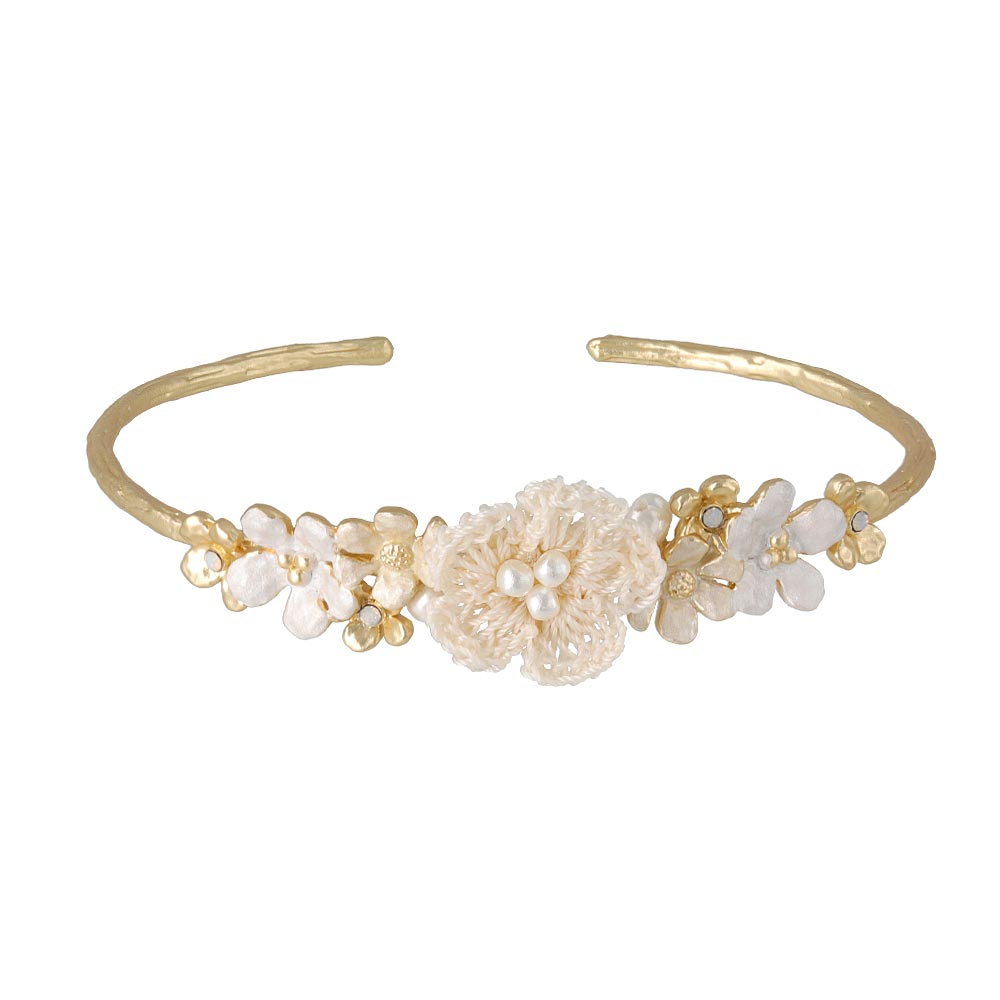 Flower Party Open Bangle
