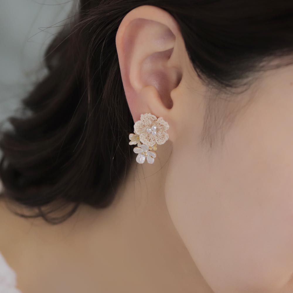 Flower Party Drop Earrings