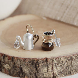 Pour Over Coffee Earrings