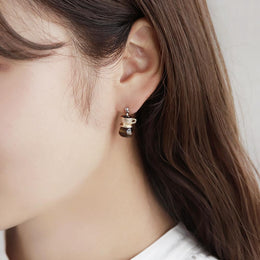 Pour Over Coffee Earrings