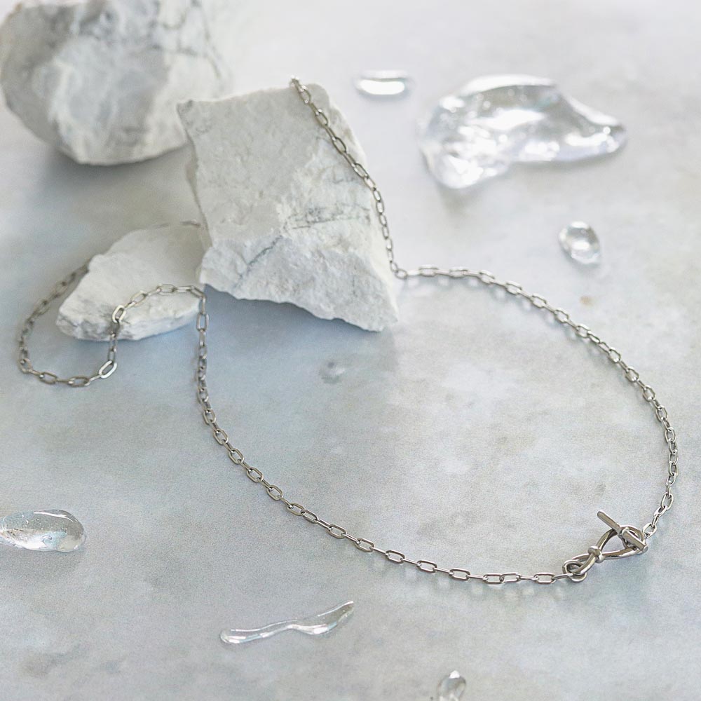 Surgical Steel Paperclip Chain Necklace - osewaya