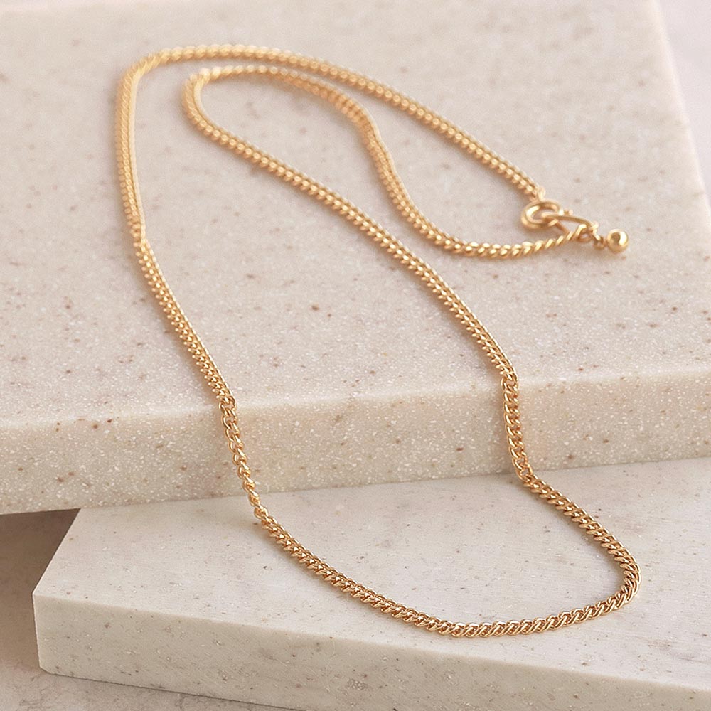 Gold Tone Kihei Chain Necklace