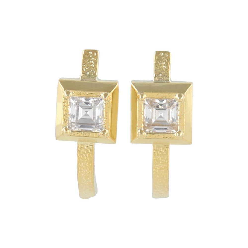 Gold Plated Square Studs