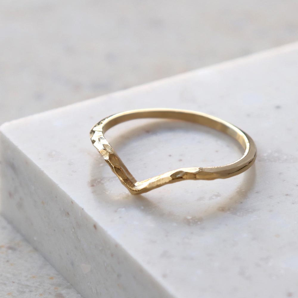 Hammered Detail Ring