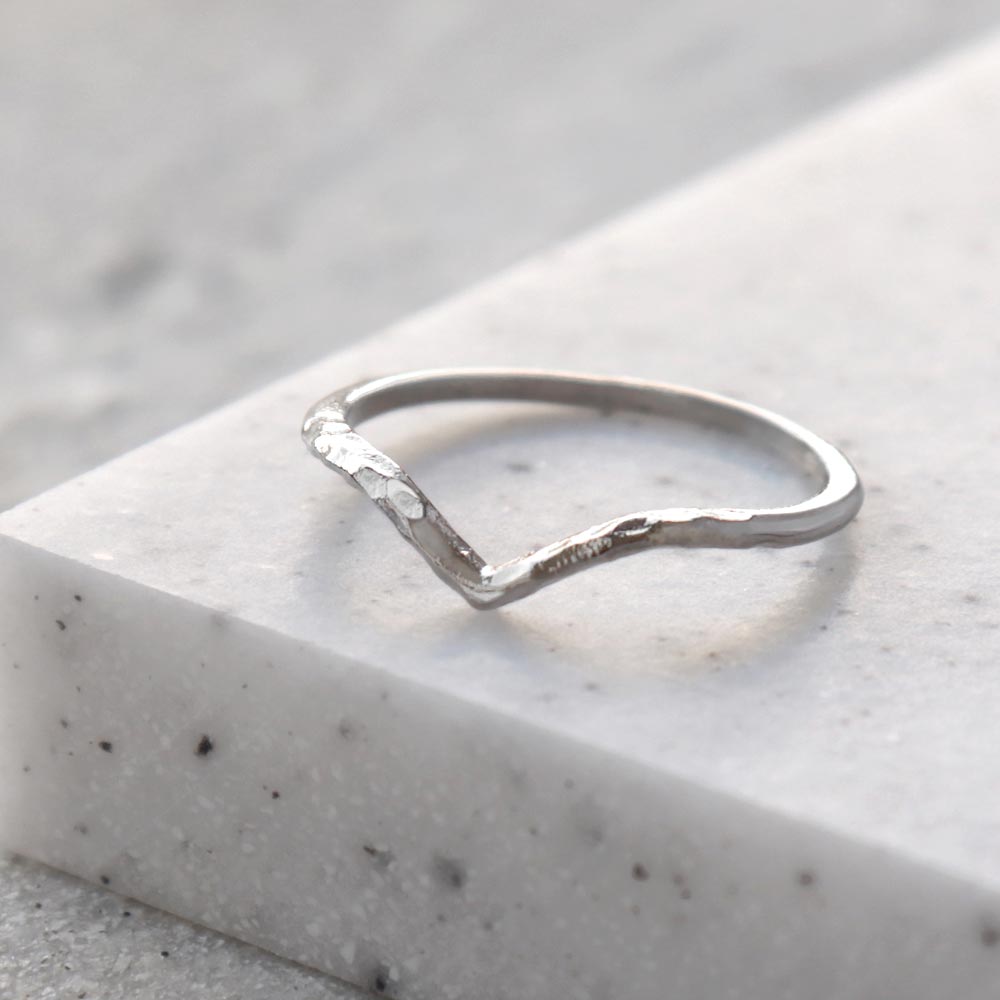 Hammered Detail Ring