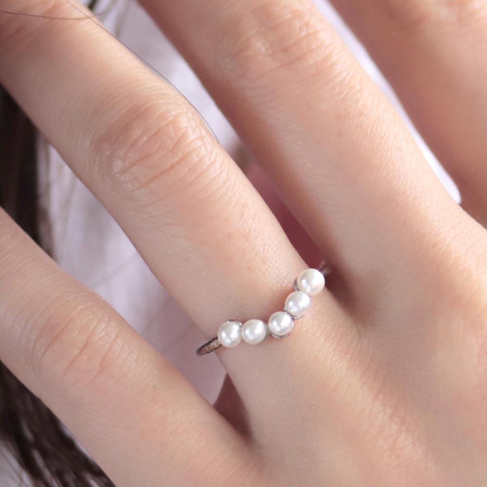 Bubble Pearl Ring