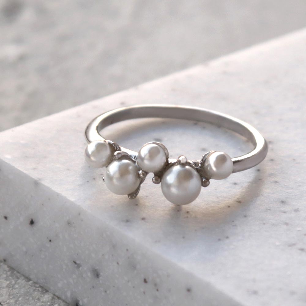 Multi Pearl Ring - osewaya