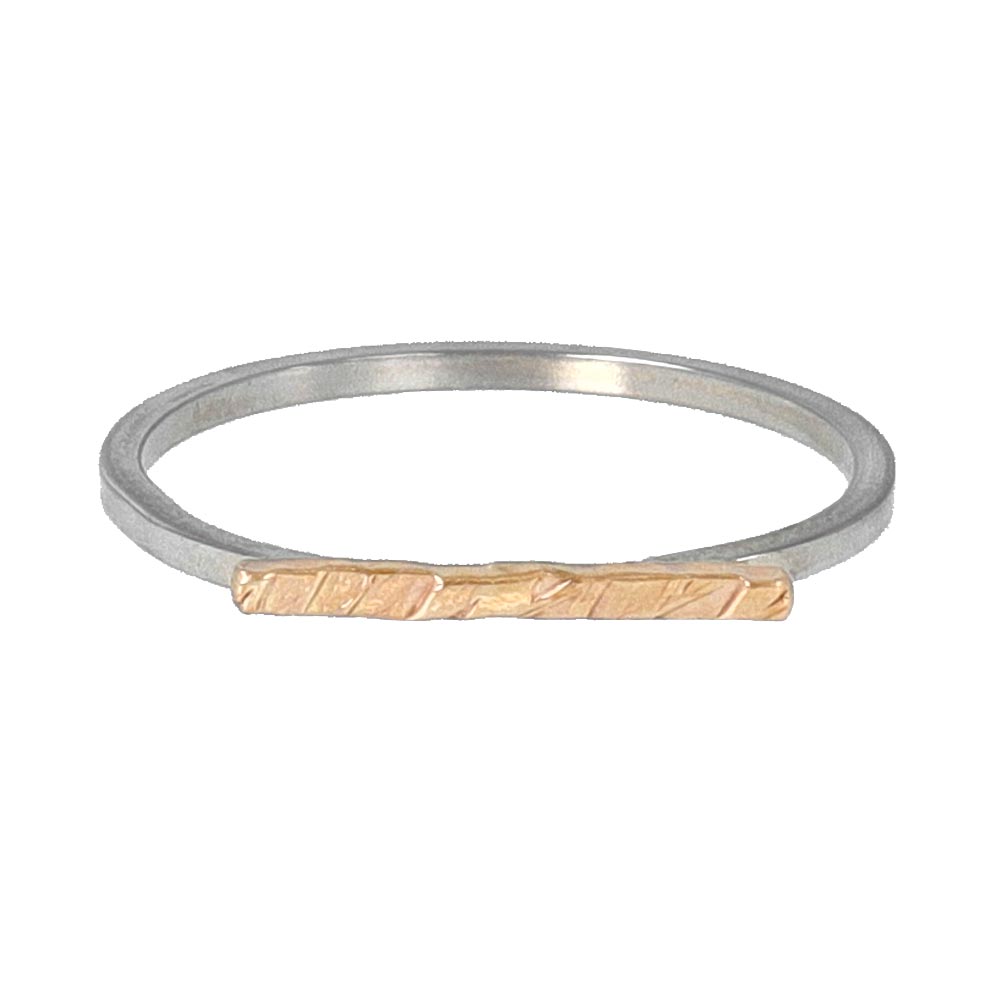 Textured Bar Ring