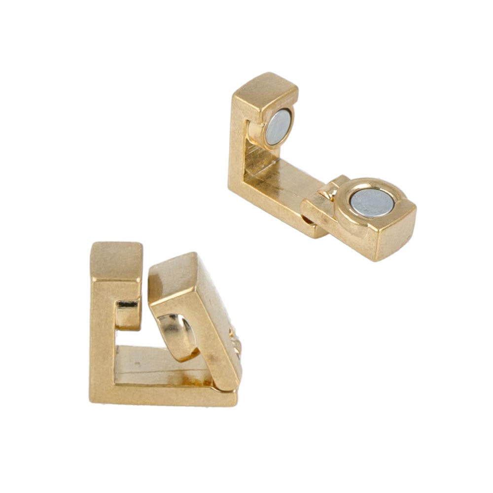 Square Magnetic Clip On Earrings