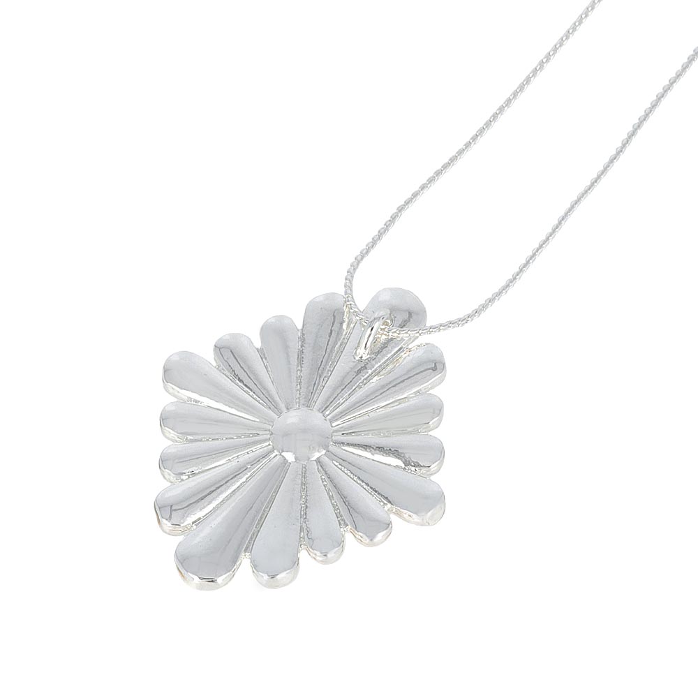 Flower Long Statement Necklace