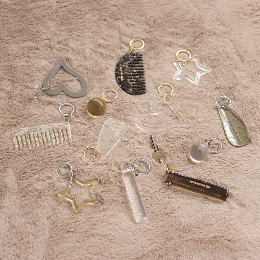 Engraved Rectangle Key Ring