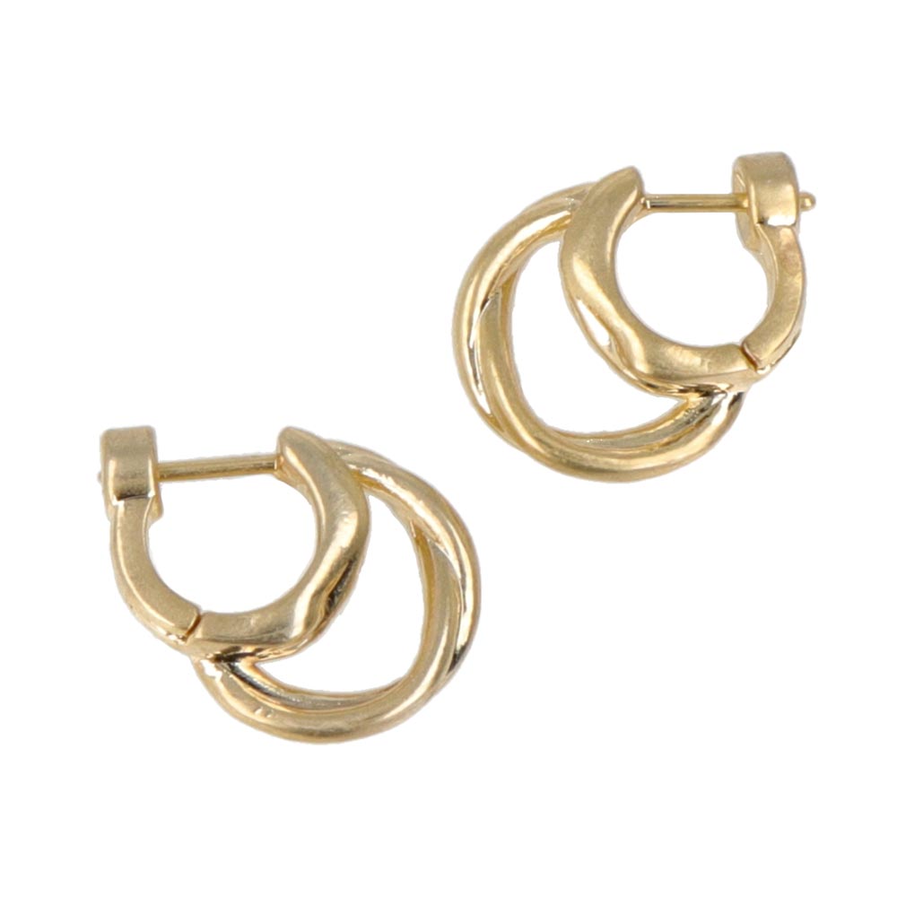 Double Hoop Smooth Touch Earrings