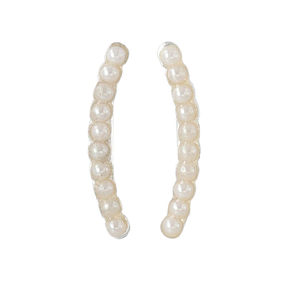 Pearly Curve Multiway Earrings