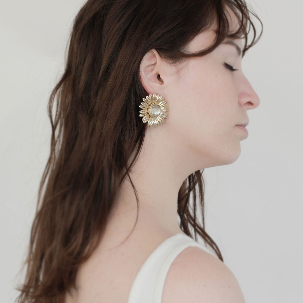 Marguerite Daisy Statement Earrings