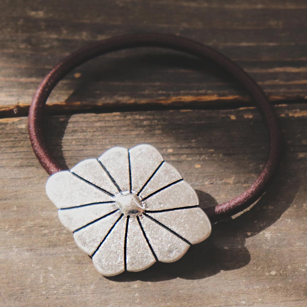 Rhombus Vintage Design Ponytail Holder - osewaya