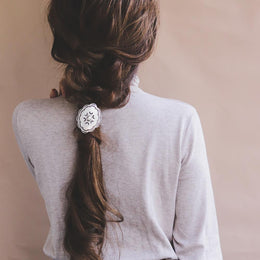 Cloud Vintage Design Ponytail Holder - Osewaya