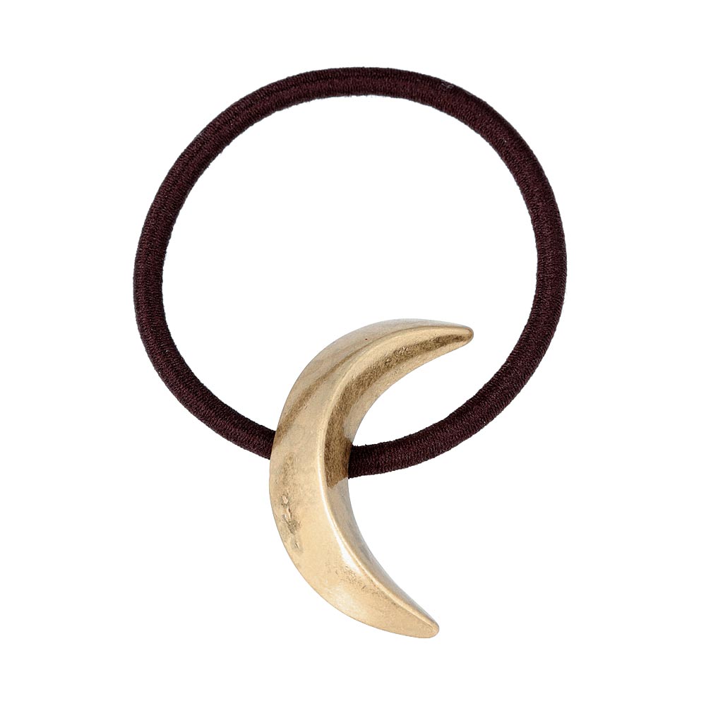 Moon Vinatge Design Ponytail Holder