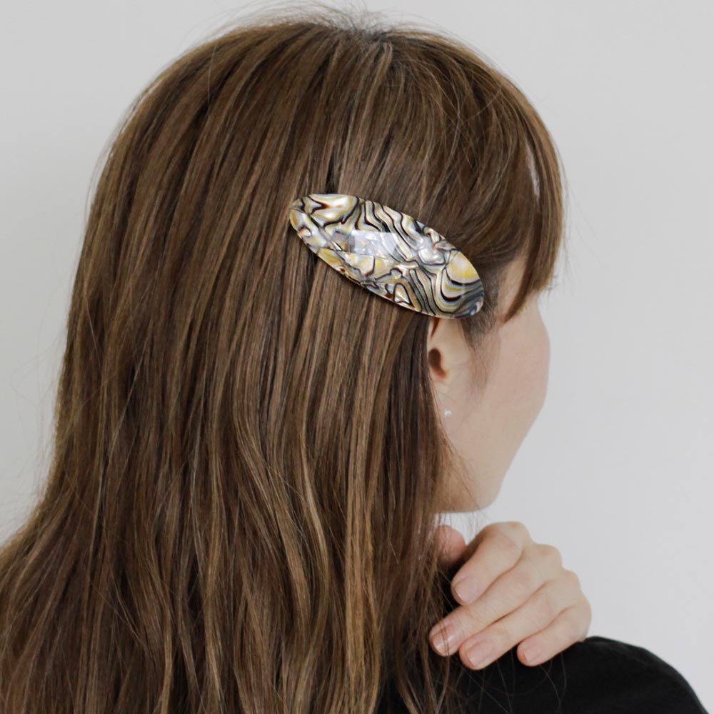 Oval French Hair Barrette