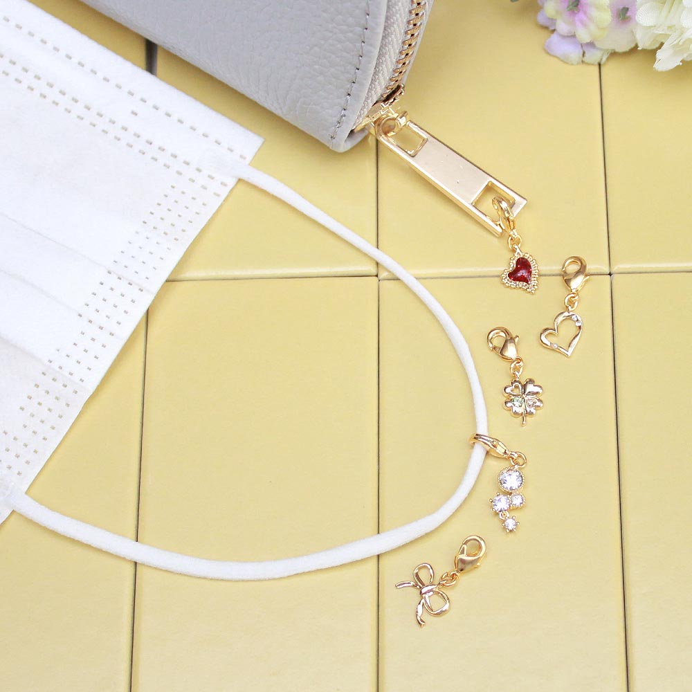 Bow Knot Clip On Face Mask Charm