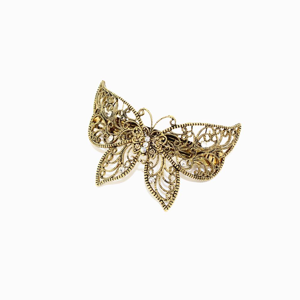 Antique Butterfly Barrette - osewaya