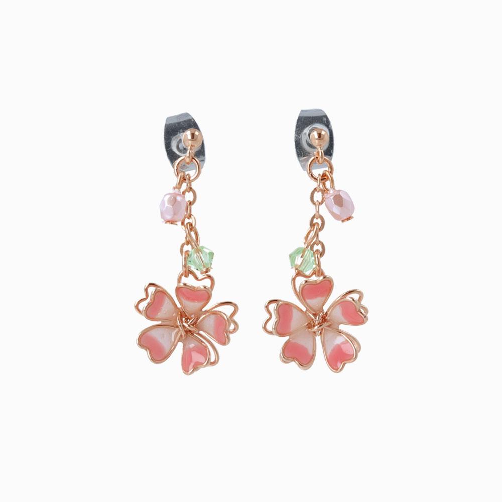Cherry Blossom Sakura Drop Earrings - osewaya
